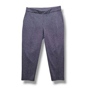 J‎ Jill Wearever Collection Slim Leg Pants Womens XL Blue Seam Front Pull On